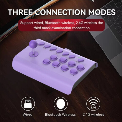 Y02 Wireless Arcade Games Control Rocker Joystick Gamepad for PS4  Console Controller PC TV Android IOS Phones