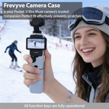 Silicone Protective Case for Osmo Pocket 3/Xtra Muse Camera, Includes Screen and Mic Protectors