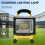 100W LED Outdoor Floodlight, Rechargeable, Adjustable Brightness for Camping 4