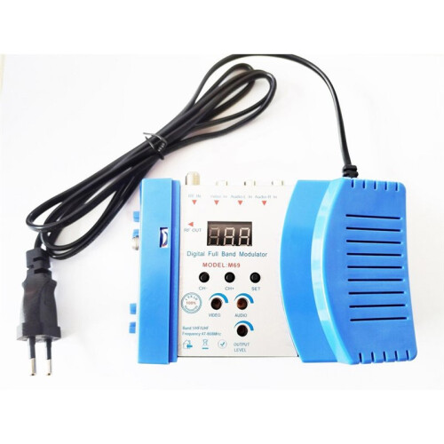 M69 Digital Full Band Modulator Compatible RF PAL/NTSC Frequency Transmitter 230V Without HD Interface EU Plug 2