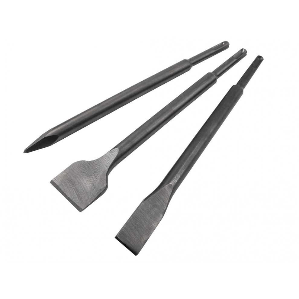 Faithfull Sds Plus Chisel Set, 3 Piece