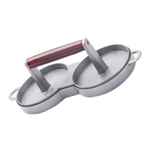 Burger Press Mold for Easy Stuffed Burgers and Uniform Patties, Ergonomic Design for Home Kitchen