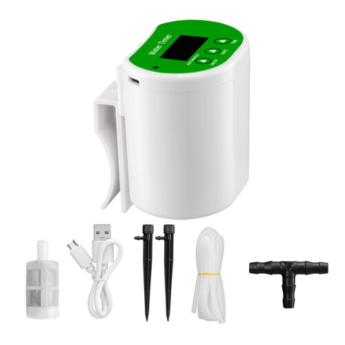 Automatic Plant Watering System with Smart Drip Irrigation Kit, Programmable Timer for 4 Potted Plants 1