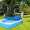 10 x 6 FT Rectangular Pool Cover for Inflatable Pool, Dustproof Outdoor Protection with Adjustable Drawstrings 4