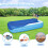 10 x 6 FT Rectangular Pool Cover for Inflatable Pool, Dustproof Outdoor Protection with Adjustable Drawstrings 5
