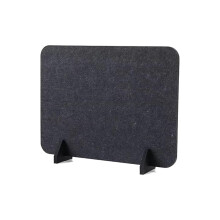 Acoustic Desk Divider 30x40cm Black Noise Reduction Privacy Panel for Home Office or Classroom