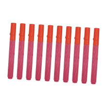 Pack Of 10 Large Capacity Heat Fade Markers Auto Disappear-Red
