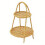 Large Capacity Fruit And Nut Serving Dish Imitation-Two-Layer 1