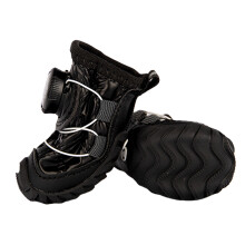 Easyly Clean Dog Shoes Slip Resistant Waterproofed For-Black 5