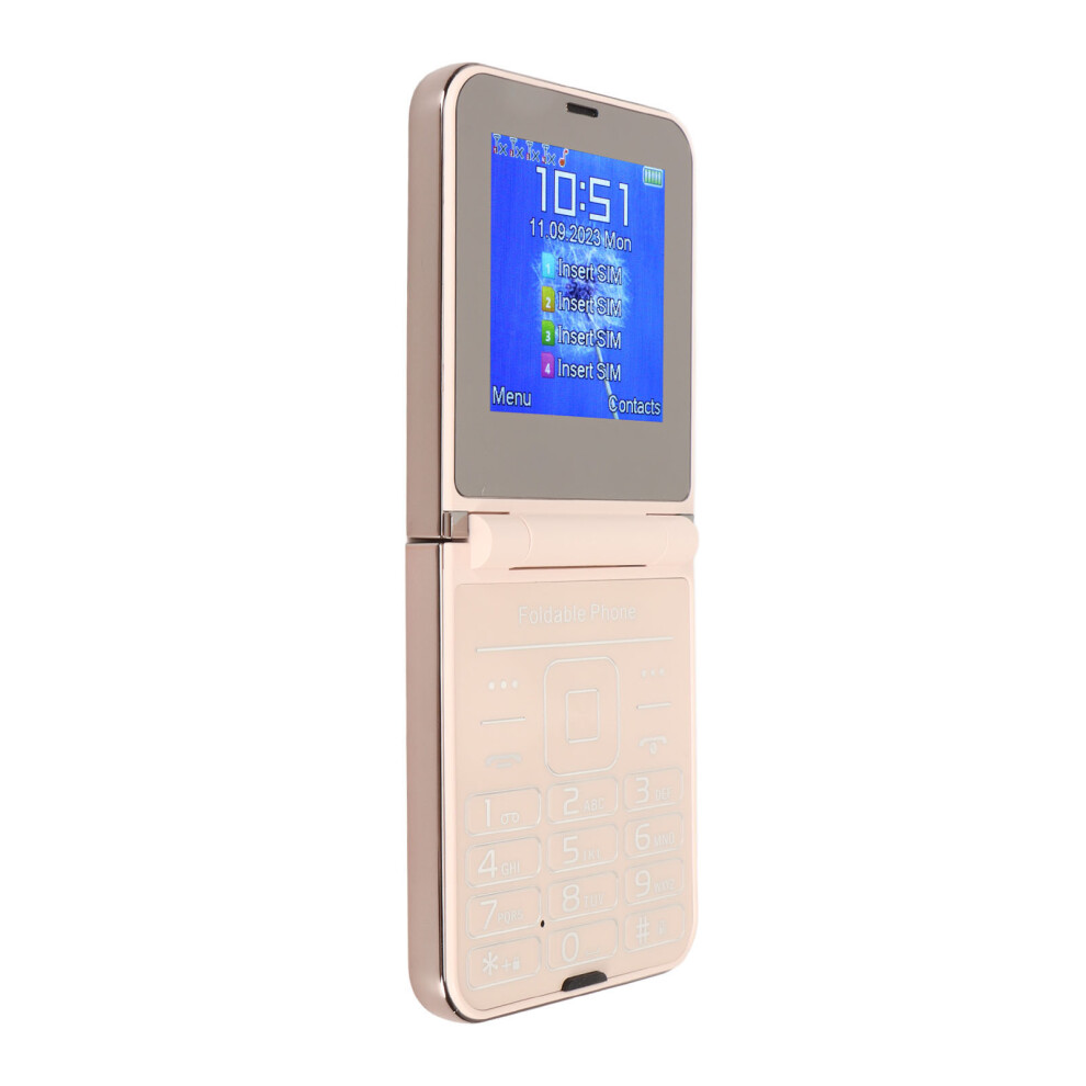 Flip 2G Phone 2.6In Screen 32Mb 3.3X2.7x0.8in Gold 5071393566256