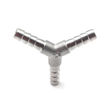 Stainless Steel Hose Splitter 10mm SS304 Y Type Connector for Homebrew Brewing System Leak