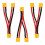 XT60 Parallel Connector 3Pack 12AWG Y Splitter Cable 100mm Current Extension for RC Drone 1