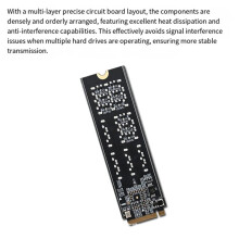 1 Satz PH519 M2 PCIe 6 Gbit/S 9-Port-Erweiterungskarte NVMe Mkey Unterstützt Netzwerkspeicher-Festplattenerweiterung mit Gehäuse