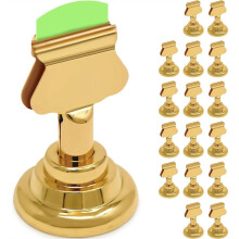 Conjunto de 16 Suportes para Números de Mesa em Metal Premium para Decoração de Mesas de Casamento e Festas, Suporte Vertical para Cartões