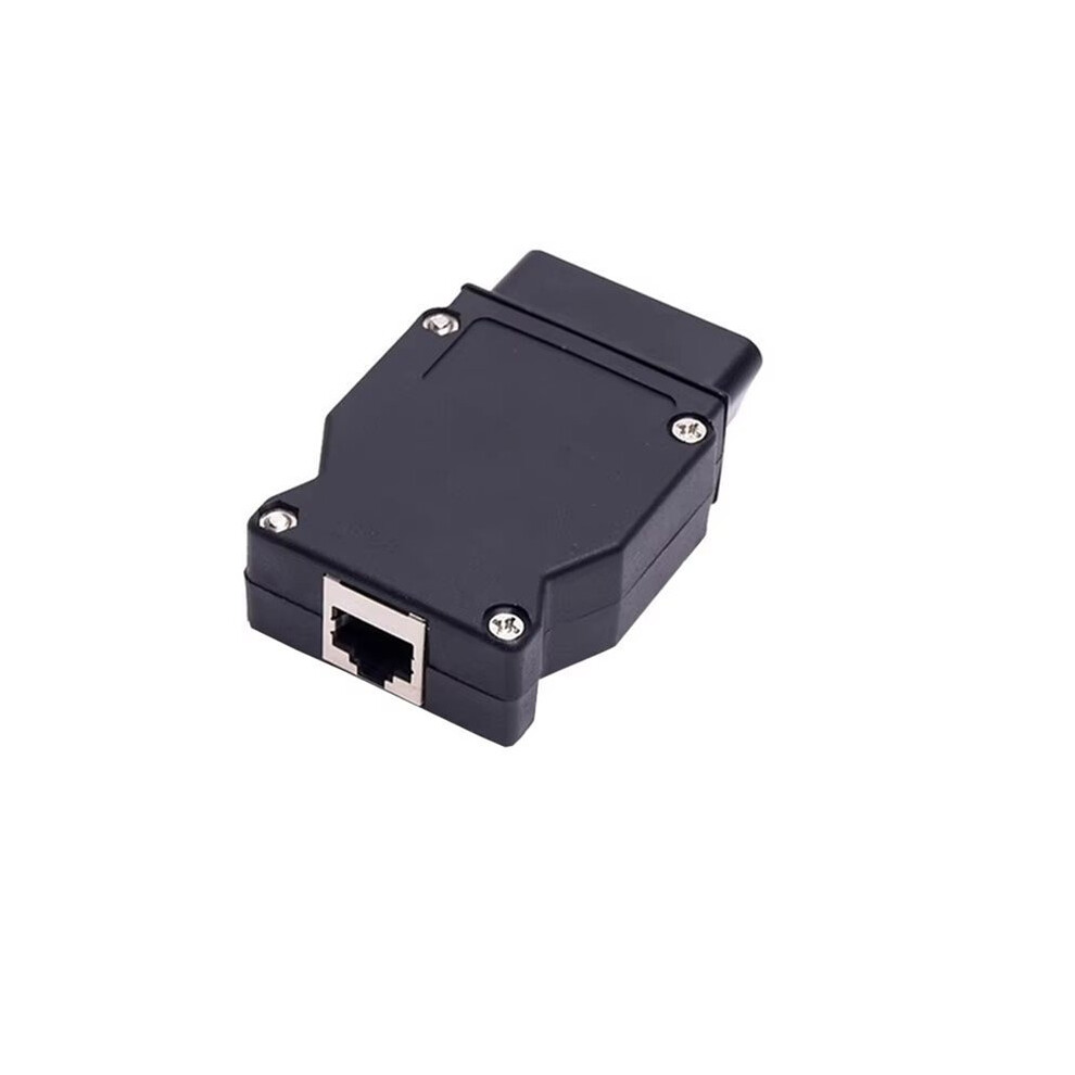 16Pin Male Obd Plug Adapter For Enet Ethernet Code Scanner Obd2 16Pin Connector To Internet Interface Port 6032267991535