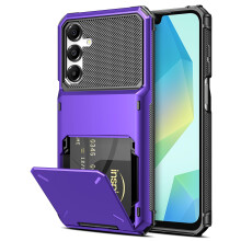 Wallet Case with Card Holder Flip Cover Dual Layer Protection Slim Design for Samsung Galaxy A15 A16