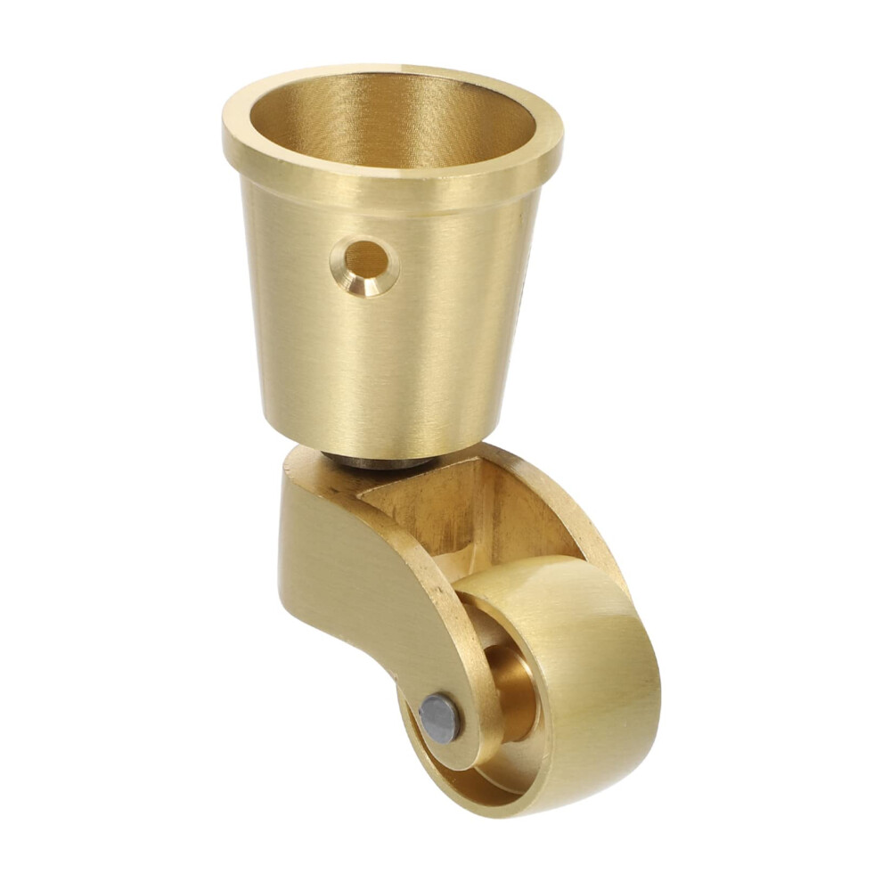 Brass Furniture Caster Wheels 360 Smooth Rotation Noise Reduction For Chair Sofa Office Cabinet 9351714410588