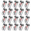 20 Pack CR2 3V Lithium Battery 800mAh Non‑Rechargeable for Camera and Motion Sensor 1