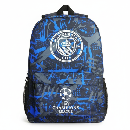 Man City Fan Shoulder Bag, Lightweight Backpack Student Schoolbag