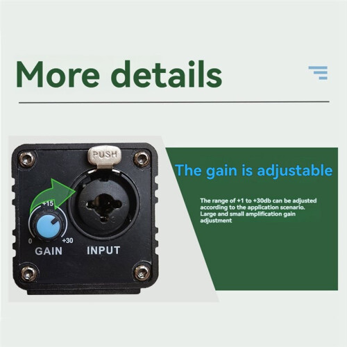 Wired Dynamic Handheld Microphone Amplifier 48V Power Supply for Stage Performance, Live Streaming, Karaoke Mic 2