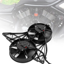 Motorcycle Radiator Cooling Fan W/ Bracket 2VA58-A101-46A 26724-04 for V-Rod 2004-2013