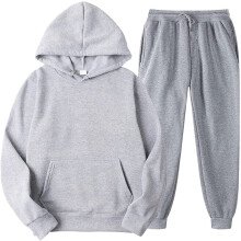 (blue2, XL) Mens Womens 2-Pieces Sweatsuits Fall Winter Hoodie Sweatpants Tracksuits Solid Color Casual Sets for Jogging Workout