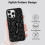 Leopard Pattern iPhone 16 Pro Case for Women, Shockproof TPU PC Bumper Protective Cover, Wireless Charging Compatible 4