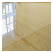 PVC Chair Mat for Hardwood Floors 80x120cm, Clear Non Slip Floor Protector with Scratch Resistant Surface