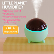 (I6Green) Air Humidifier, Colorful Atmospheres Light Usb Mini Aromatherapy Humidifier, Silent Heavy Mist Humidifier