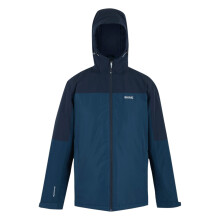 (L, Moonlight Denim/Navy) Regatta Mens Thornridge Insulated Waterproof Jacket