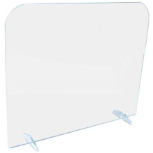 Acrylic Desk Divider 60x60cm Clear Sneeze Guard with Durable Scratch Resistance and Easy Clean Surface