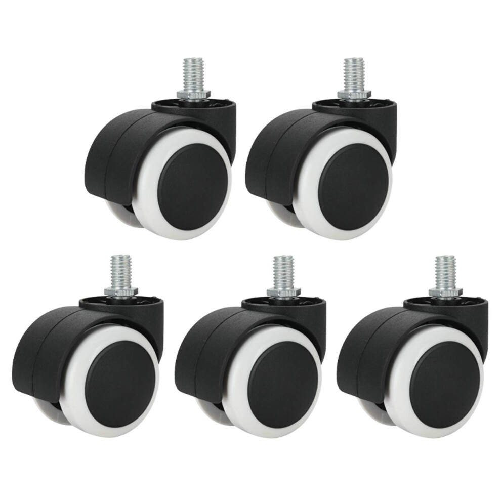 Office Chair Caster Wheels 2 Inch Set Of 5, Smooth Rolling And Quiet, Floor Protection Replacement Casters 9330225256564