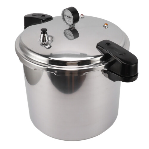 32cm 23L Silver Aluminium Pressure Cooker