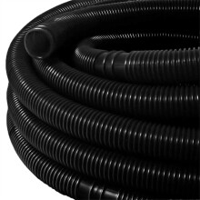 Swimming Pool Hose 6.3m Total Length Black 32mm Pool Cleaner Hose Chlorine Resistant Easy Connection