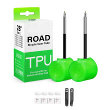Premium Mountain Bike Inner Tube Features Aluminum-85mm 2PCS