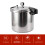 32cm 23L Silver Aluminium Pressure Cooker 4