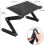 Folding Bed Table, Adjustable Table, Pc Sofa Tray Breakfast Bed Shelf Bed, Lapdesk 360 Tilting Laptop Stand Book 3