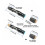 High Performances Fishing Rod Handle Replacement-Blue EVA 4