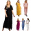Comfortable Polyester Long Lace Dress for Expecting-Pink M 2