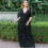 Comfortable Polyester Long Lace Dress for Expecting-Pink M 6