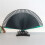Solid Color Bamboos Handheld Folding Fan with Soft Fabric-Red 5