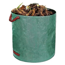 Garden Waste Bags 100L Heavy Duty Reusable Large Capacity Foldable Leaf Collection Bag for Yard Cleanup