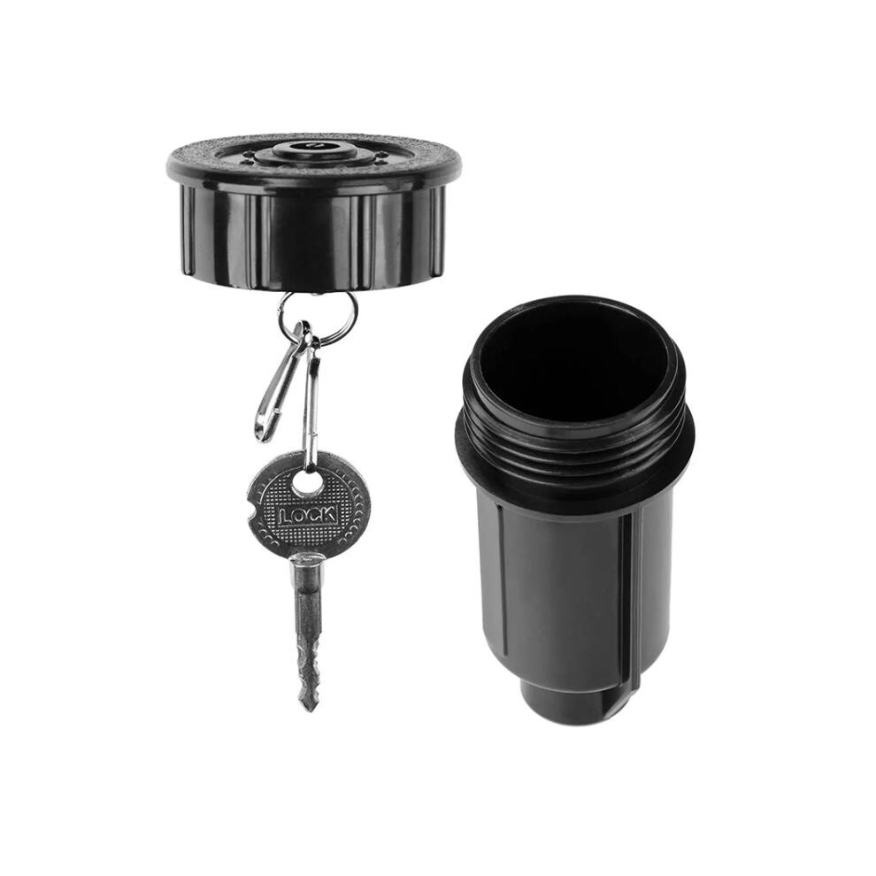 Garden Water Nozzle Key Storage Box Sprinkler Key Hider(Black) 6083684312045