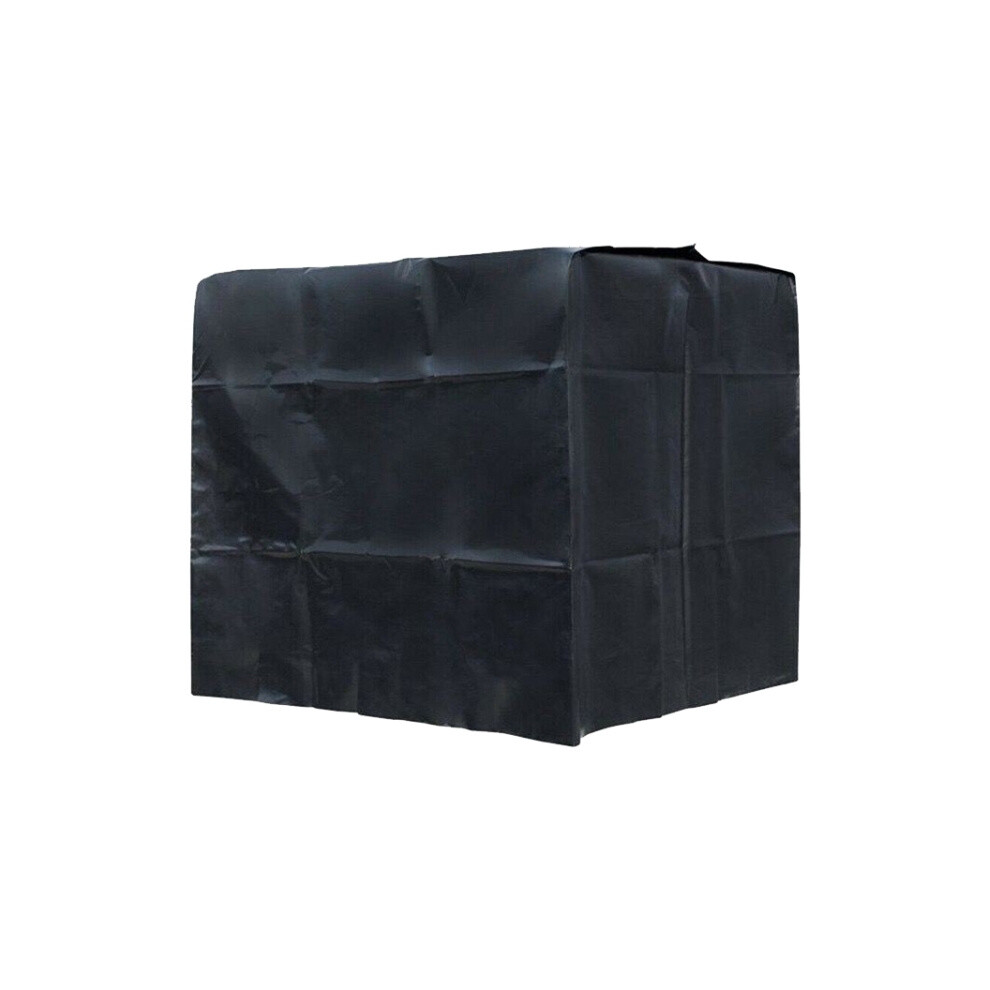 210D Oxford Cloth 1000L Ibc Water Tank Sunscreen Dust Cover (Black) 6083684311697