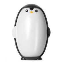 Penguin Fusselentferner, waschbarer Haushaltsreiniger, Haarsauger, einfache Kleiderabstaubbürste (Schwarz)