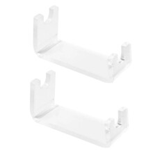 2pcs Acrylic Waterproof Shaver Holder Portable Bathroom Countertop Storage Rack