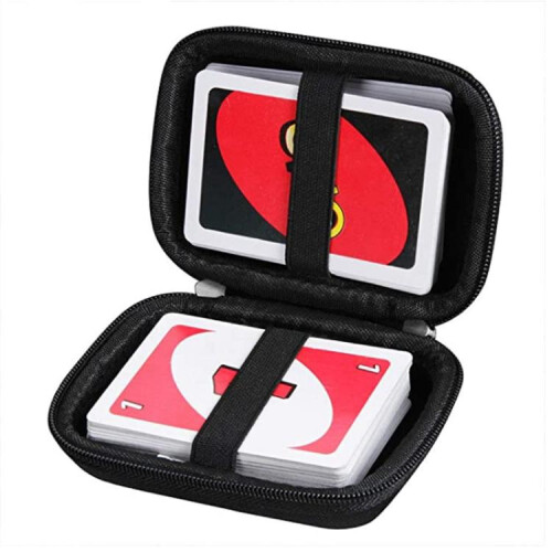 Eva Card Game Case Bag Compatible with Storage Box(Black)