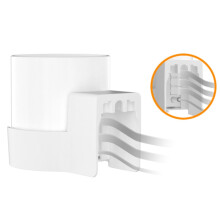 Kompatibel mit TP Link Deco Mesh X20/X50/X55/X60/Wifi 6-Wege Routerhalterung (Weiß)
