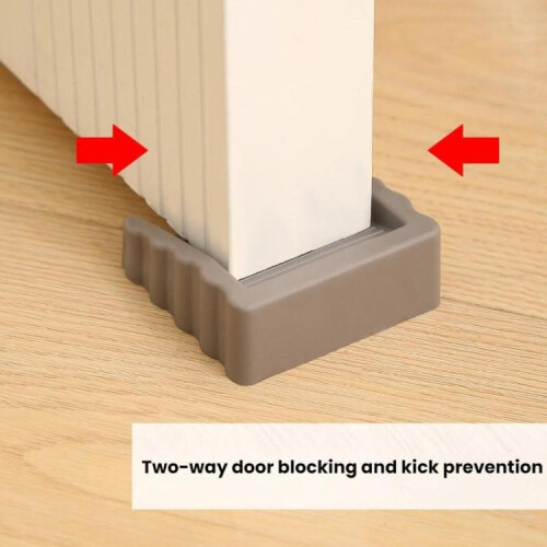 Anti-Collision Windproof Safety Door Stopper(Black) 2
