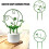 5Pcs Garden Plant Support Stake Stand Round-butterfly1 Type 4